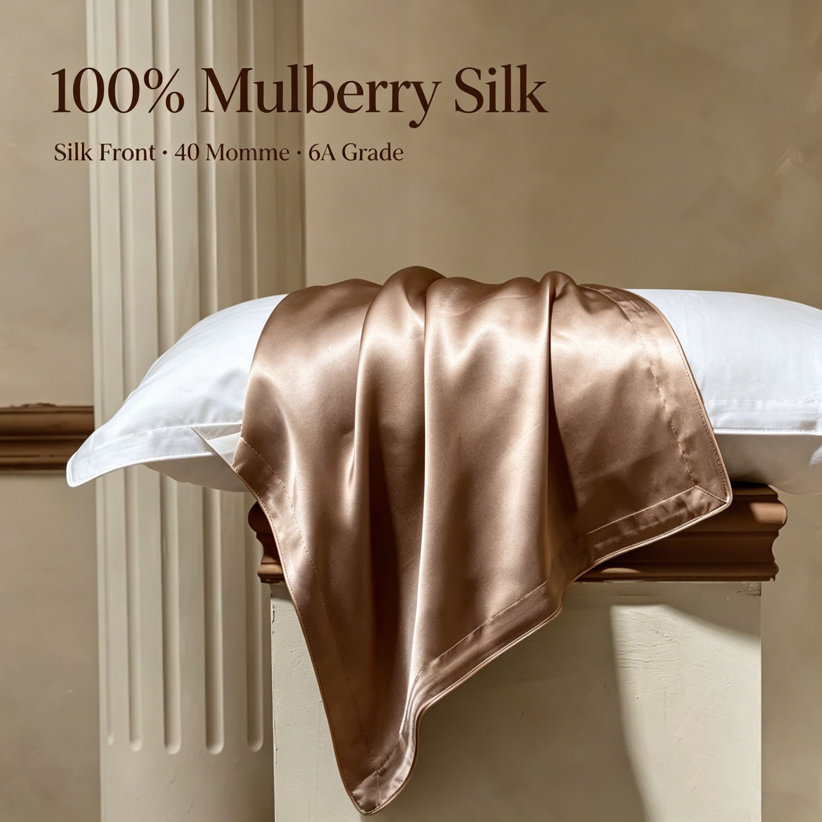 Luxury Skincare Set - 2 Pcs Silk Pillowcase Queen Size
