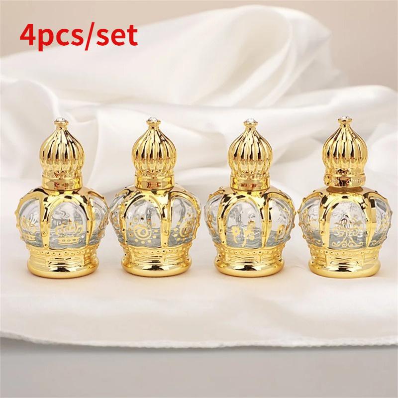 Luxury Skincare Set - 4pcs/set Luxury Golden Essential Oil Roller