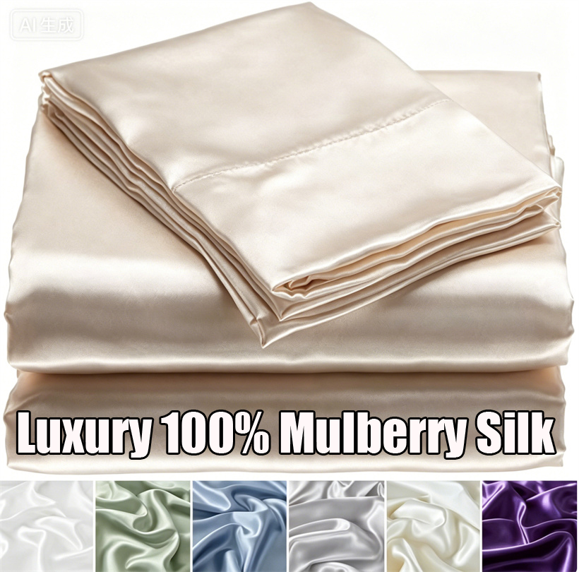Luxury Mulberry Silk Bed Sheet - Luxury Skincare Set ulasan dan harga