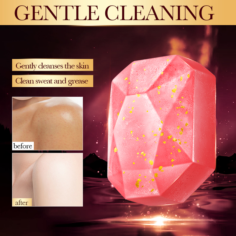 Rose Gold Foil Handmade Soap – - Luxury Skincare Essential ulasan dan harga