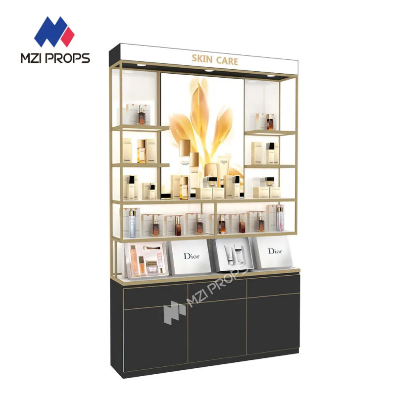 custom.Custom Cosmetic Display - Luxury Skincare Shop ulasan dan harga