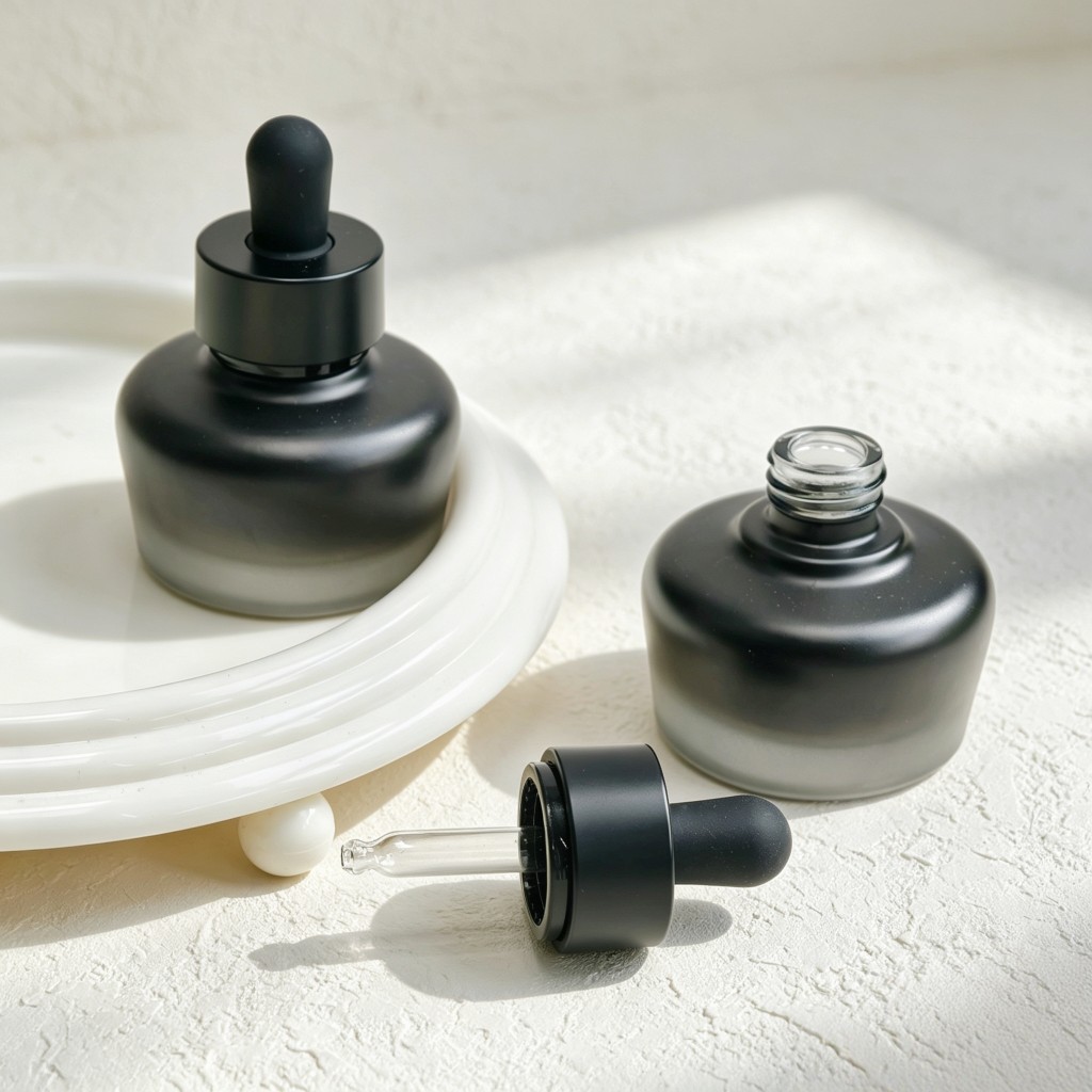 30ml Frosted Glass Dropper Bot - Luxury Skincare Essential ulasan dan harga