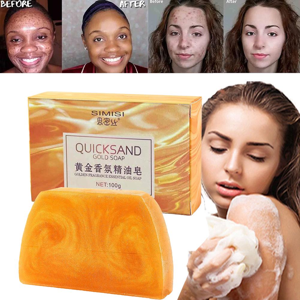 Handmade Gold Soap Trapezoidal - Luxury Skincare Essential ulasan dan harga