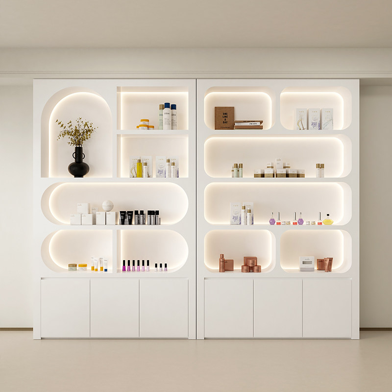 & Luxury Display Cabinet Skinc - Luxury Skincare Shop ulasan dan harga