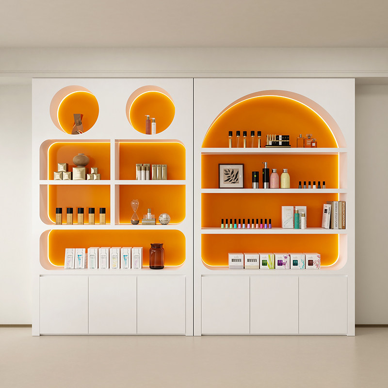 & Luxury Display Cabinet Skinc - Luxury Skincare Shop ulasan dan harga
